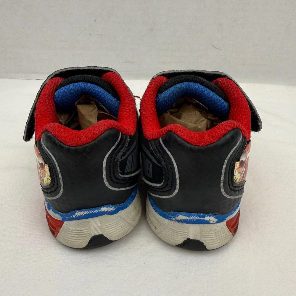 Disney Pixar Cars‎ Lightning McQueen Toddler Sneakers Black Red Size 6 Toddler